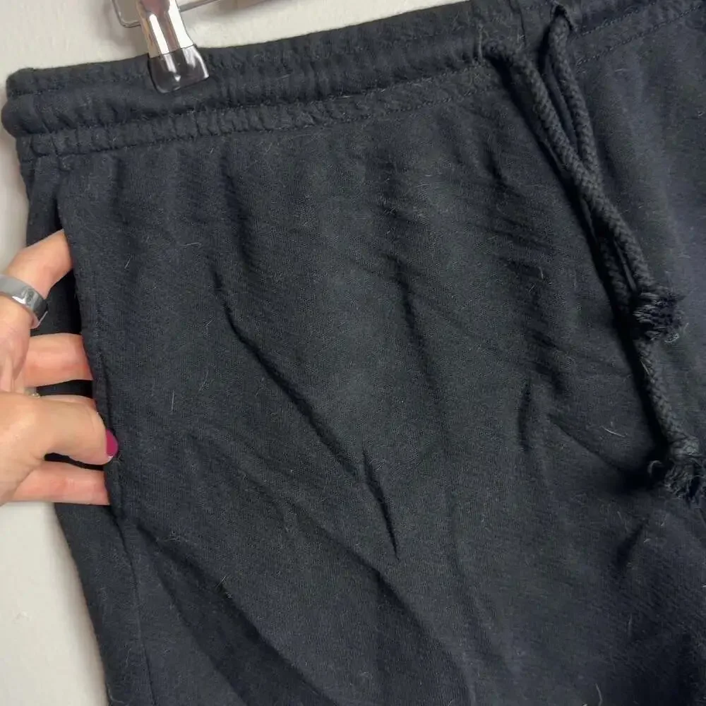 Universal Thread Black Drawstring Shorts Cotton Modal Size Medium Women’s